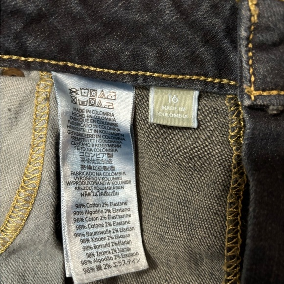 Michael Kors Dark Wash Mid-Rise Bootcut Jeans 16 - Picture 10 of 11